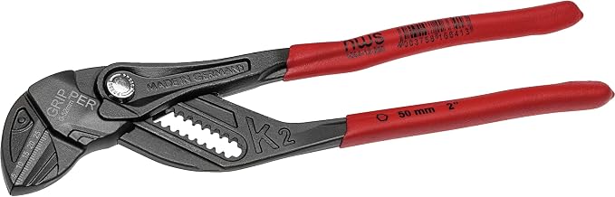 NWS Pliers Wrench Gripper - Atramentized - Plastic Grip, 10"