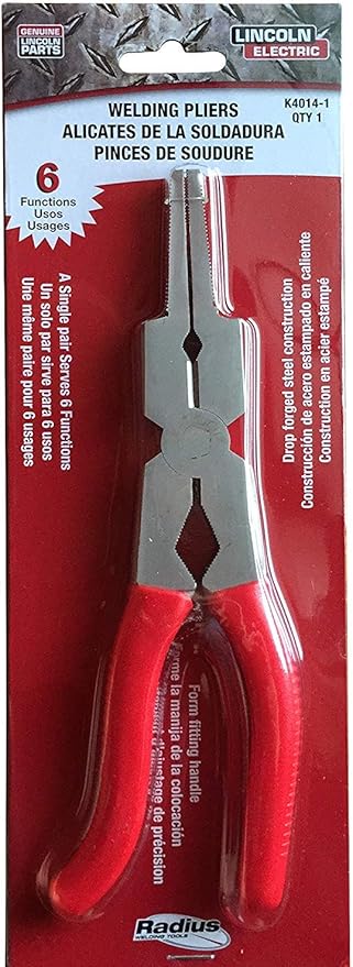 Lincoln Electric MIG Welding Pliers | Forge Hardened Steel | 6 Functions | K4014-1