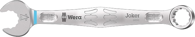WERA - 05020235001-9642 Magnetic Rail 6003 Joker Imperial 1 Ring Spanner Set, 8 Pieces