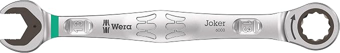 Wera - 05020015001-9631 Magnetic rail 6000 Joker 2 Ratcheting combination wrenches set, 5 pieces