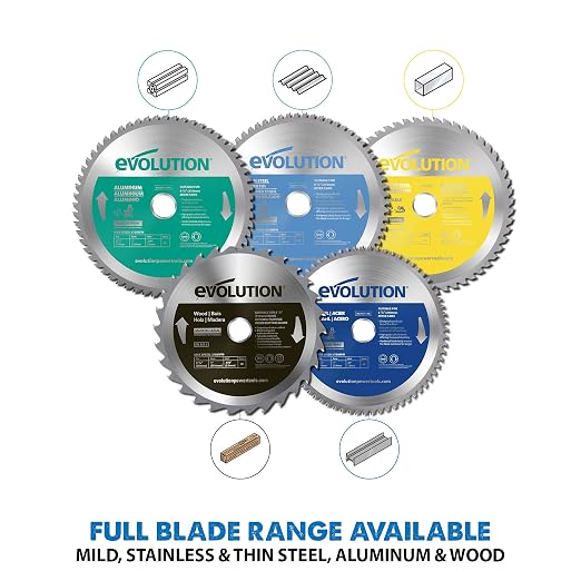 Evolution Power Tools 7-1/2BLADEST Steel Cutting Saw Blade, 7-1/2-Inch x 40-Tooth