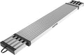 Garvee Aluminum Work Plank with Anti-Slip Texture, 8-13 ft Telescoping Plank, 440 Lb Capacity Heavy-Duty Scaffolding Platform, Portable Ladder Accessory for Indoor & Outdoor Work