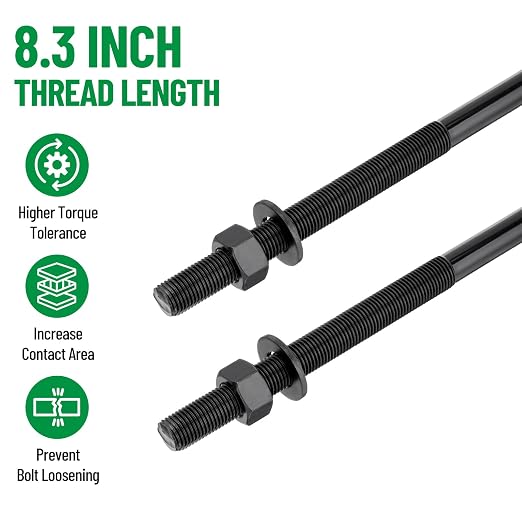 24 Inch Square Bend U-Bolt Kit for Truck Chassis