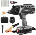 Sakerplus Portable Welding Machine, 110V IGBT Inverter Handheld Welder, ARC Portable Welder with 5 Variable Current Adjustment, 25 Pcs 3/32" Wire Rods, Welding Helmet, Carring Case Included