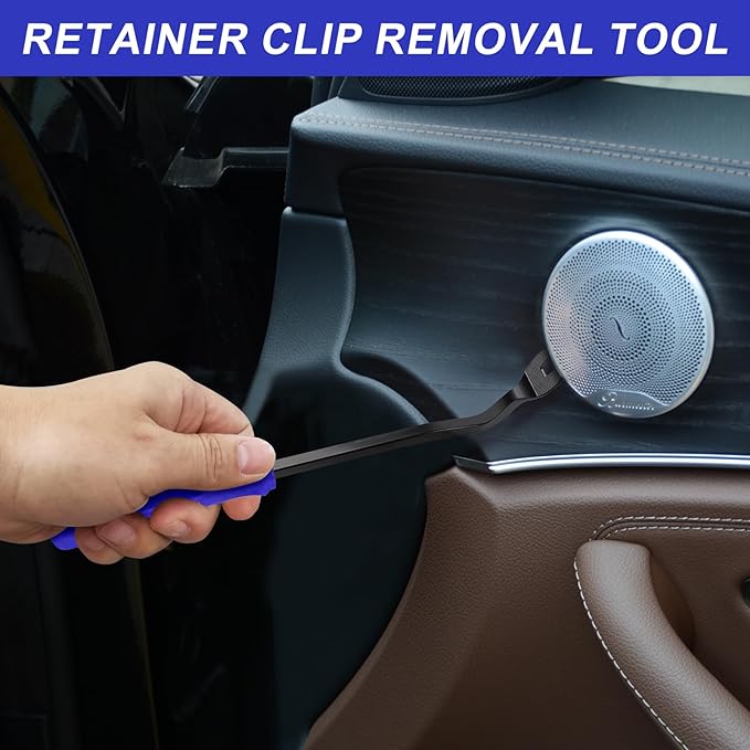 3 Pcs Clip Pliers and Fastener Remover,Clip Removal Tool Panel Clip Removal Pliers Car Trim Rivet Removal Pry Tool Repair Kit for Automotive Door Panel,Upholstery,Dashboard Blue