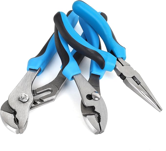 FASTPRO 220-Piece Home Tool Set, Household Repairing Tool Kit, Blue