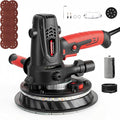 AEROPRO Tools Electric Drywall Sander 800W with Vacuum Dust Collection, Popcorn Ceiling Remover, 1200-2300RPM, Soft Start, LED Light, Auxiliary Handle, 12 Sanding Discs & 1 Polishing Pad