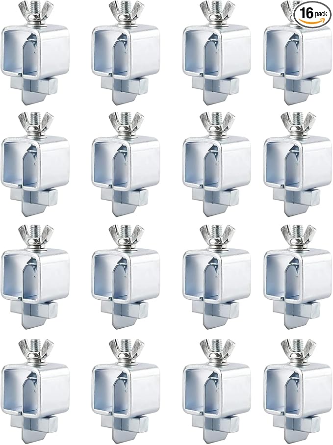 Toolly 16 Pack Butt Welding Clamps - Small Welding Clamps Auto Body Panel Clamps for Edge to Edge Welding