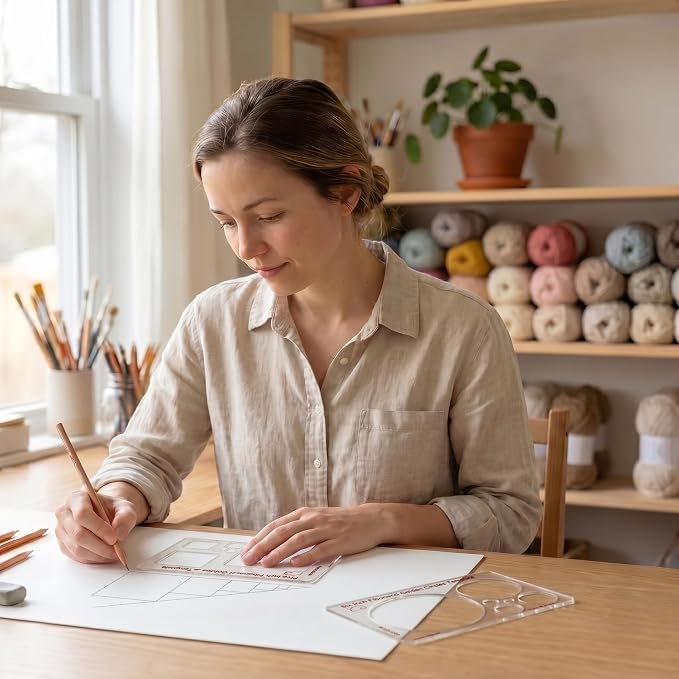 Fibonacci Drawing Template Set