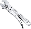 Amazon Basics 10 inch Locking Adjustable Wrench, Precision Machined, Rust Resistant, 2.7 inch x 0.75 inch
