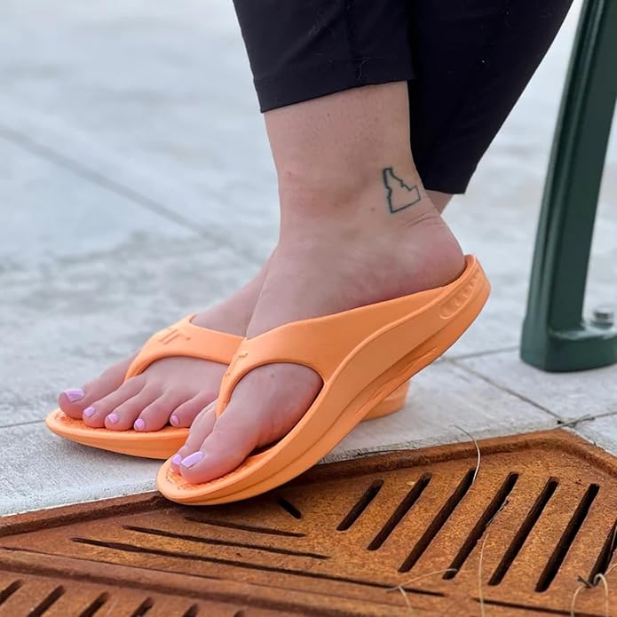Telic Unisex Adult Energy Flip Flop Arch Support Cushioned Sandals