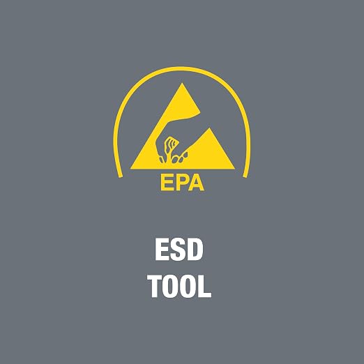 Wera 05030170001 1578 A/6 ESD Screwdriver set and rack for electronic applications, 6 pieces