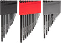 TEKTON Ball End Hex and Star L-Key Set, 41-Piece | KEY91002 | (0.050 - 3/8 in., 1.3 - 10 mm, T6 - T50), Manganese Phosphate Finish, Holder