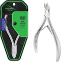 NGHIA Cuticle Nipper - D-03 JAW 12 | Stainless Steel | Durable and Sharp | Ergonomic Design | Grey Plated | Ideal for Salons and Home Use