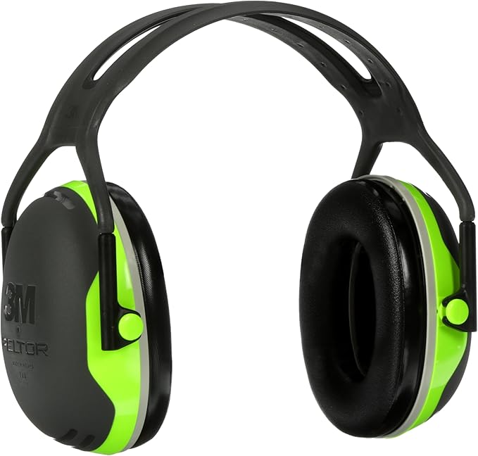 3M PELTOR Hearing Protection Earmuffs, X4 Series Noise Protection, Construction, Manufacturing, Assembly, Sanding