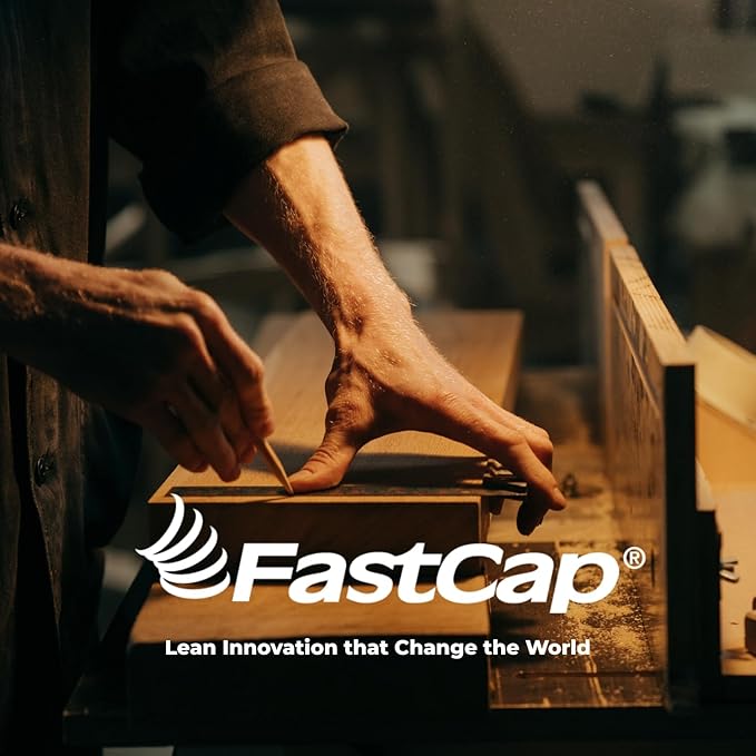 FastCap ProCarpenter Metric/Metric Reverse Flatback Measuring Tape - Ideal for Professionals and Home Improvement - with Lever Action Belt Clip and Dual Locking System - 16 Foot - 99944I