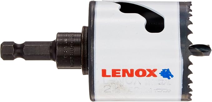 Lenox Tools - 1772780 Bi-Metal Speed Slot Arbored Hole Saw with T3 Technology, 2-1/16"