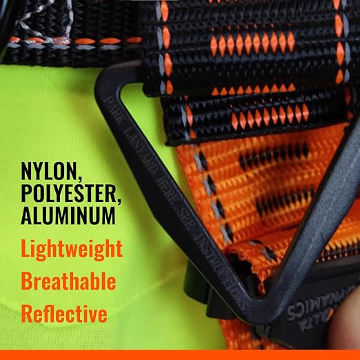 Razorback Elite MAXX - Safety Harness and Fall Protection Kit with Sewn in Lumbar Support Belt and Built-in Rescue Handles for Fall Arrest, OSHA & ANSI Compliant (3XLarge)