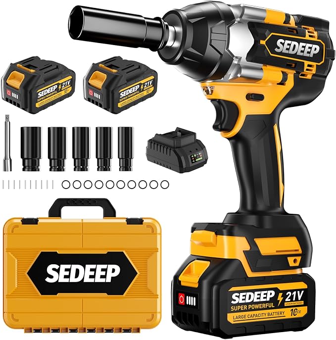 1/2 Inch Impact Wrench, for home Golden Yellow