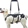 PUPTECK Dog Lift Harness for Medium Large Sized Dog, Rehabilitation Sling for Hind Leg Support, Multifunctional Mobility Assistance Harness for Old, Disabled, Joint Injuries, Paralysis Dogs, Black L