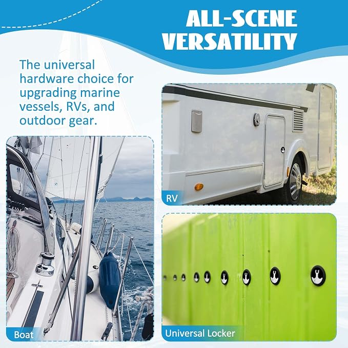 Shimeyao 2.5" T Handle Boat Latch 3" Nylon Cam