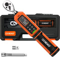 coobeast Digital Torque Wrench 1/4 Drive, 0.33-22.1 Ft.lbs./0.45-30Nm Range, Electronic Torque Screwdriver with Dual Direction Ratchet, Buzzer and LED Alert for Bicycle, Bike, DIY and Home Repair