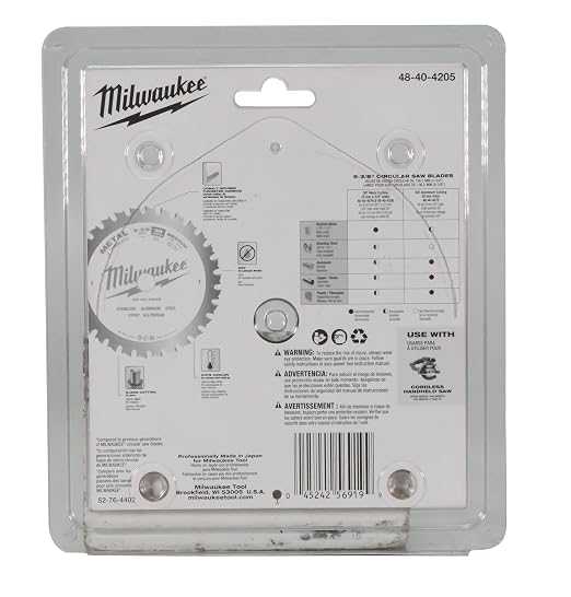 Milwaukee 48-40-4205 5-3/8 in. x 30 Carbide Teeth Metal and Stainless Cutting Circular Saw Blade