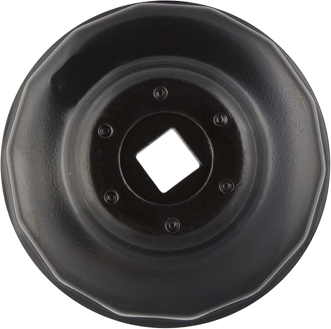 Steelman Low Profile Oil Filter Cap Wrench Socket 65mm and 67mm x 14 Flute, 3/8-inch Drive, Heavy Duty Chrome Vanadium Steel