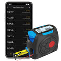 ACEGMET DT30 Digital Tape Measure, 131ft Laser&16ft Tape, ±1/16" Precision | USB-C Rechargeabl, Smart App Sync, Backlit LCD, Area Volume Pythagorean, Auto Tape Lock, Laser Tape Measure, IP54 Waterproof