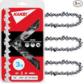 KAKEI Skiptooth 24 Inch Chainsaw Chain 3/8" Pitch .050" Gauge 84 Drive Links Fits Husqvarna 460 (Rancher), Stihl 33RS 84 25"/24" MS390 MS310 MS361 MS460 - H47S-84, 72EXJ084G (3 Chains) - Full Chisel
