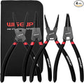WISEUP Snap Ring Pliers Set Heavy Duty,4PCS-9 inch long Circlip Pliers Kit