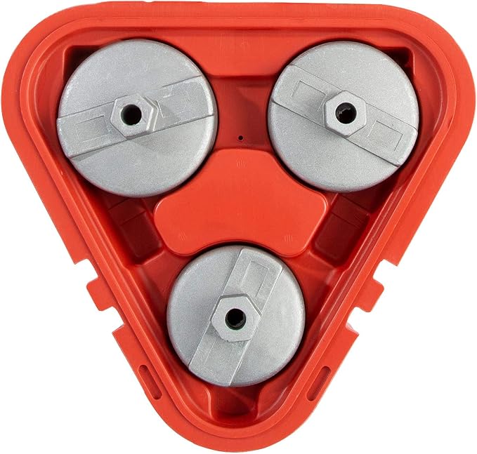 OEMTOOLS 25409 Oil Filter Cap Wrench Set, Fits Filters 64 mm, 73 mm, and 74 mm, 14 Flute Oil Filter Wrench Set, Oil Filter Removal Tool Compatible with 22 mm or 7/8" Drive Tools