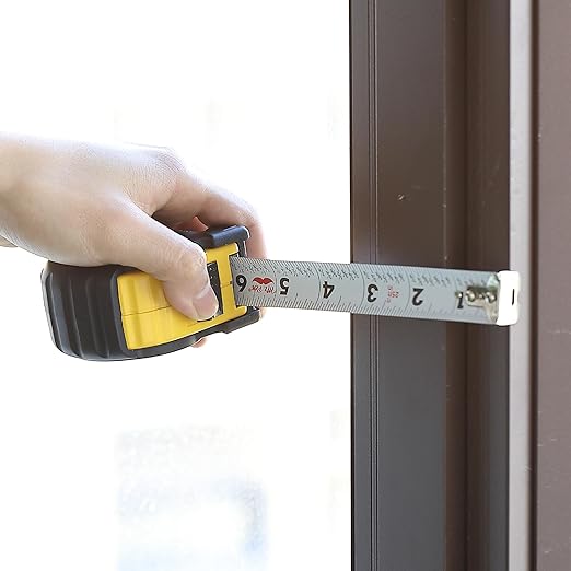 Mr. Pen- Retractable Tape Measure 25 ft, 2 Pack, Yellow, Easy Read, Steel Retractable Measuring Tape with Fractions, Ideal for Construction & DIY Projects