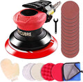 5 Inch da Sander - Professional Air Sander, Pneumatic Orbital Sander/Air Orbital Sander for Auto Body Work, DA Sander for Auto Body & Lijadora de Aire (5 Inch)