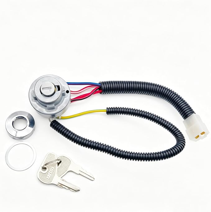 32430-31820 Ignition Switch Replacement for Kubota L Series | Ignition Switch with 4 Position 5 Termials 32430-31820 38180-31800 34670-3182 Replacement for Kubota Tractor L series