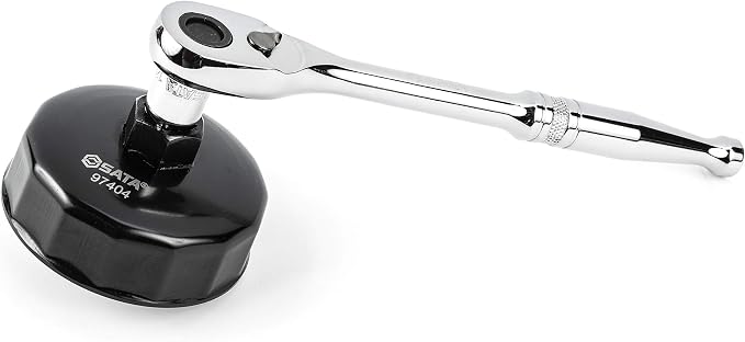 SATA 8-Piece End Cap Oil Filter Wrench (72T Ratchet) - ST09703U