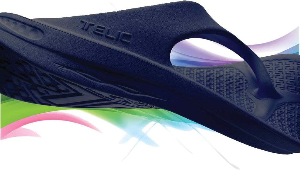 Telic Unisex Adult Energy Flip Flop Arch Support Cushioned Sandals