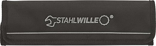 Stahlwille 96411705 Reversible Combination Ratcheting Spanners Open-Ratch Set, 5 Pieces, Size 8mm, 10mm, 13mm, 17mm and 19mm Spanner Openings, 72 Teeth, Bi-Hexagon, Made in Germany