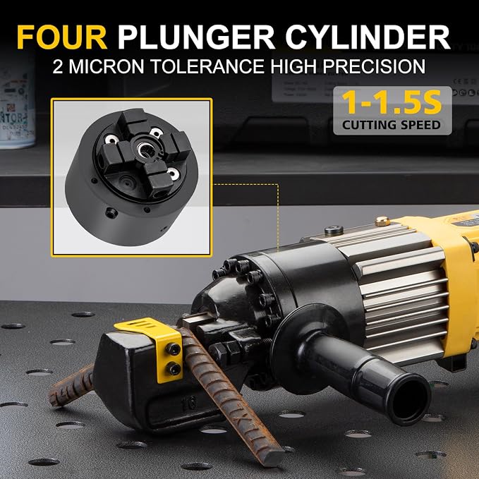 5/8" Electric Hydraulic Rebar Cutter, Portable Rebar Cutter,Cutting rebar 4-16mm,1-1.5s cutting speed,1000w (RC16A)