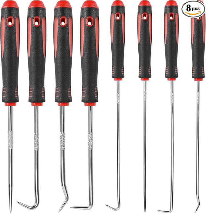 8PCS Precision Pick Set - Easy Removal Tool for Automotive Oil Seals, O-Rings, and Gaskets, Lock Pick Set, Picks, Pick Tool
