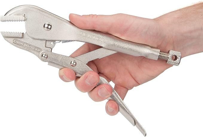 TEKTON 10 Inch Straight Jaw Locking Pliers | PLK00010