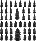 40PCS Tire Repair Rubber Nail, Vacuum Tire Repair Kits Spiral Rubber Nails, Tire Screw Plug Fast Tool Self Service Tire Repair Nail for car, Motorcycle, Truck, Tractor Tire Puncture Repair