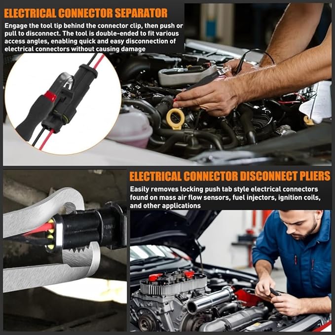 Electrical Disconnect Pliers Connector Hose Pliers Electrical hose removal fuel line disconnect tool set(3PCS)