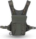 Eberlestock Recon Modular Bino Pack - Advanced Binocular Harness System | Customizable Attachments, Chest Rig with Magnetic Closure to Keep Binos Secure, Dual Side Zipper Pockets