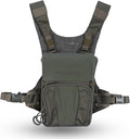 Eberlestock Recon Modular Bino Pack - Advanced Binocular Harness System | Customizable Attachments, Chest Rig with Magnetic Closure to Keep Binos Secure, Dual Side Zipper Pockets
