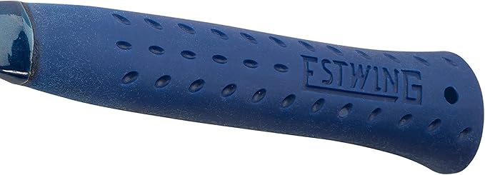 ESTWING Hammertooth Hammer - 22 oz USA Made Straight Rip Claw Hammer with Milled Face & Shock Reduction Grip - E6-22TM