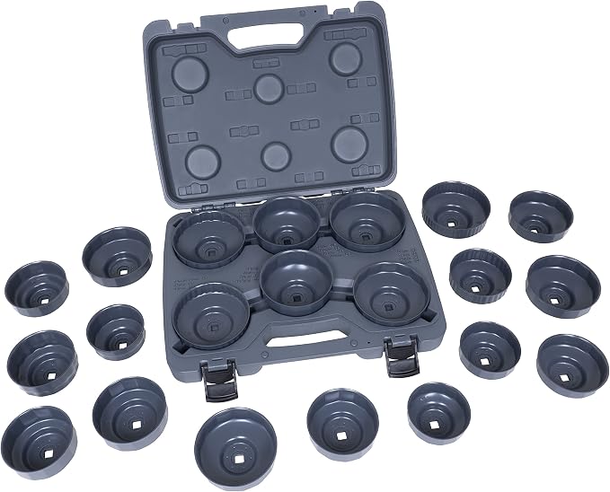 Lisle 61460 H.D. End Cap Wrench Set, 21 pc.