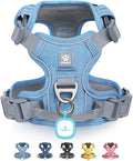 Pawaii No Pull Dog Harness with Pet ID Tag, Reflective Vest | Built for safer walks with a QR Pet ID Tag, front no pull clip, reflective trim, control handle and breathable mesh lining