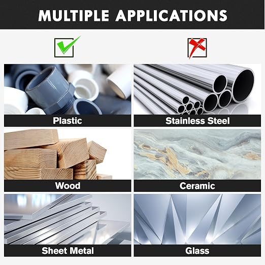 Drill Bit Set, 230Pcs Titanium Twist Drill Bit for Sheet Metal, Wood, Plastic, Quick Change Design (3/64" - 1/2")