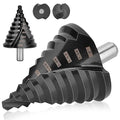 Large Step Drill Bit for Steel, 2" 10Holes, M42 Cobalt Drill Bits, Extra Heavy Duty for Stainless Steel, Metal, Aluminum, Copper, 10-Steps.Co2Pro
